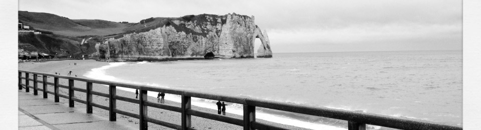 Boardwalk, Etretat, Normandy
