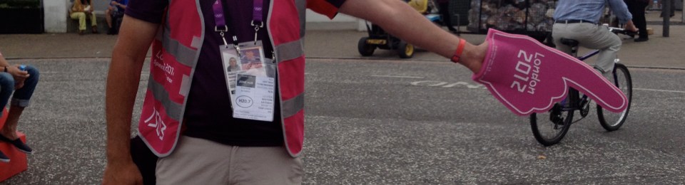 London 2012 Olympics volunteer, Excel